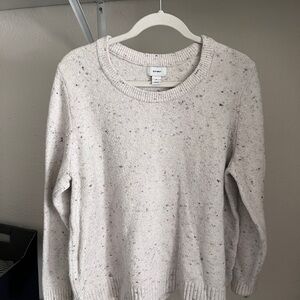 Old Navy Women's Cream Confetti Sweater